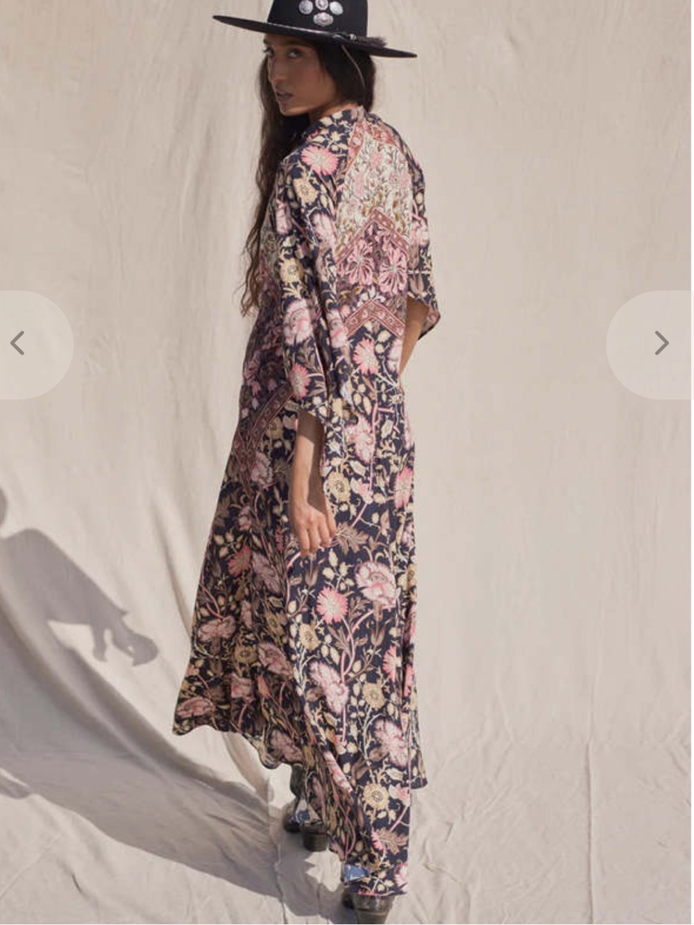 Jen's Pirate Booty Baroque Hyacinth Batwing Boho Maxi Dress - Picture 6 of 14